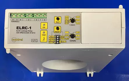 Contrel ELRC-1/80 Elektrooninen maavuotosuojarele 110vac/vdc tai 230-400Vac 80mm kaapelireijällä - Maavuotosuojareleet virtamuuntajilla - ELRC-1-80 - 2