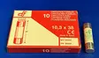10*38 mm 0,5A 500V aM Putkivaroke - Keraamiset putkisulakkeet aM - 3121409-440000 - 1