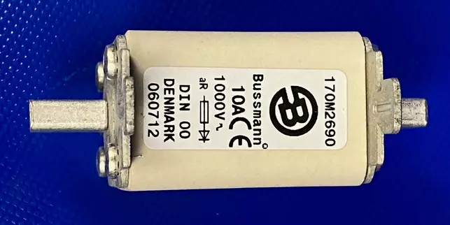 000 / 10A 690V gR Erik.nop.kahvavaroke - Erikoisnopeat NH kahvasulakkeet veitsiki - 170M2690 - 1