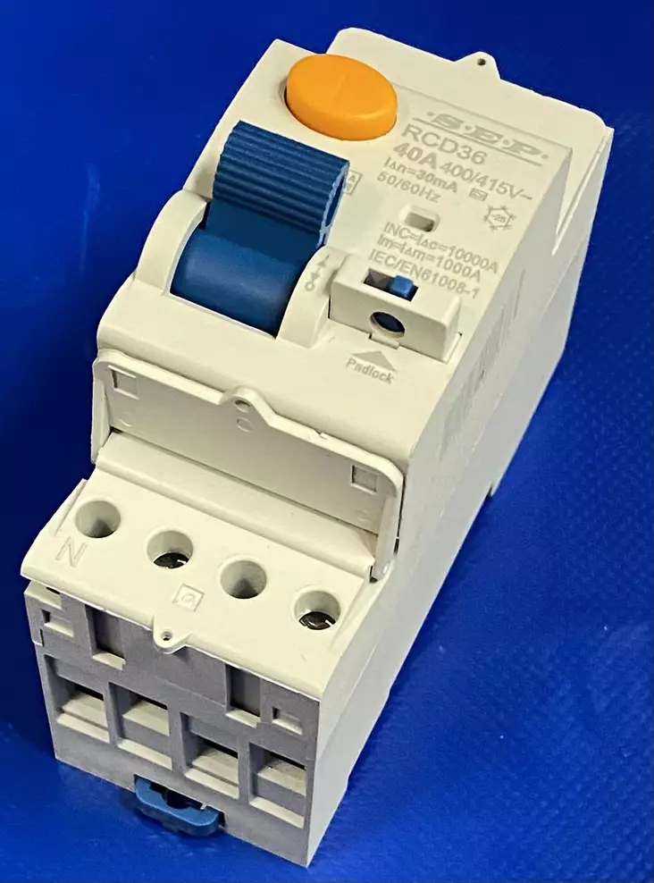 4-nap. A-tyyppi 40A 30mA 2-mod. VVS-Kytk - S.E.P. VVS-kytkimet - 3105200040 - 1