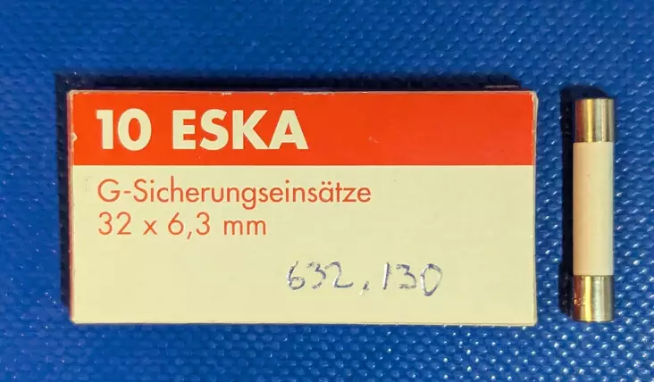 6,3*32mm 16A 500V (FF) keraaminenputkisulake - Erikoisnopeat lasiputkisulakkeet (FF) ja - 632130 - 1