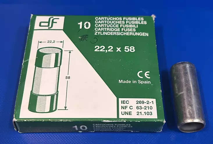 8*31 mm Nollanapa / oikosulkupala - Oikosulku- / nollanavat putkisulakkeille - 430000 - 2