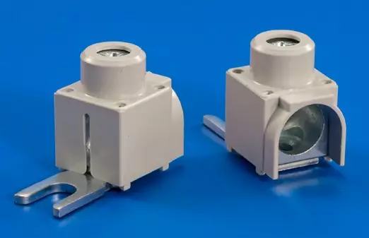 Cu-syöttöliitin 50mm² haarukka eristetty - Al-/Cu-yleisliittimet - 1901540 - 1