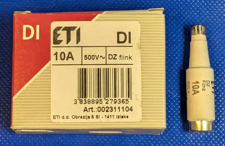 DI 10A nopea 500V Tulppasulake Diazed E16 - Diazed tulppasulakkeet DI / E16 ja DIV / - 3021130 - 1