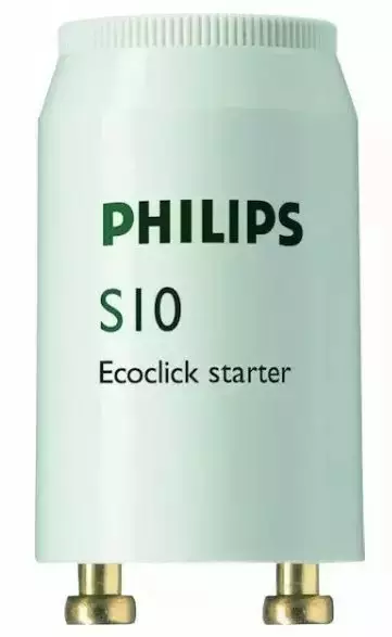 Loisteputki sytytin Philips S10 tai Osram ST111 Longlife 4-65W Tavallinen loisteputkien sytytin 4-65 W single 240Vac. - Loisteputkien sytyttimet - 4025103-S10 - 1