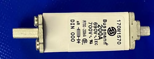 NH-000 200A 690V aR Erik.nop.kahvavaroke - Erikoisnopeat NH kahvasulakkeet veitsiki - 170M1570 - 1