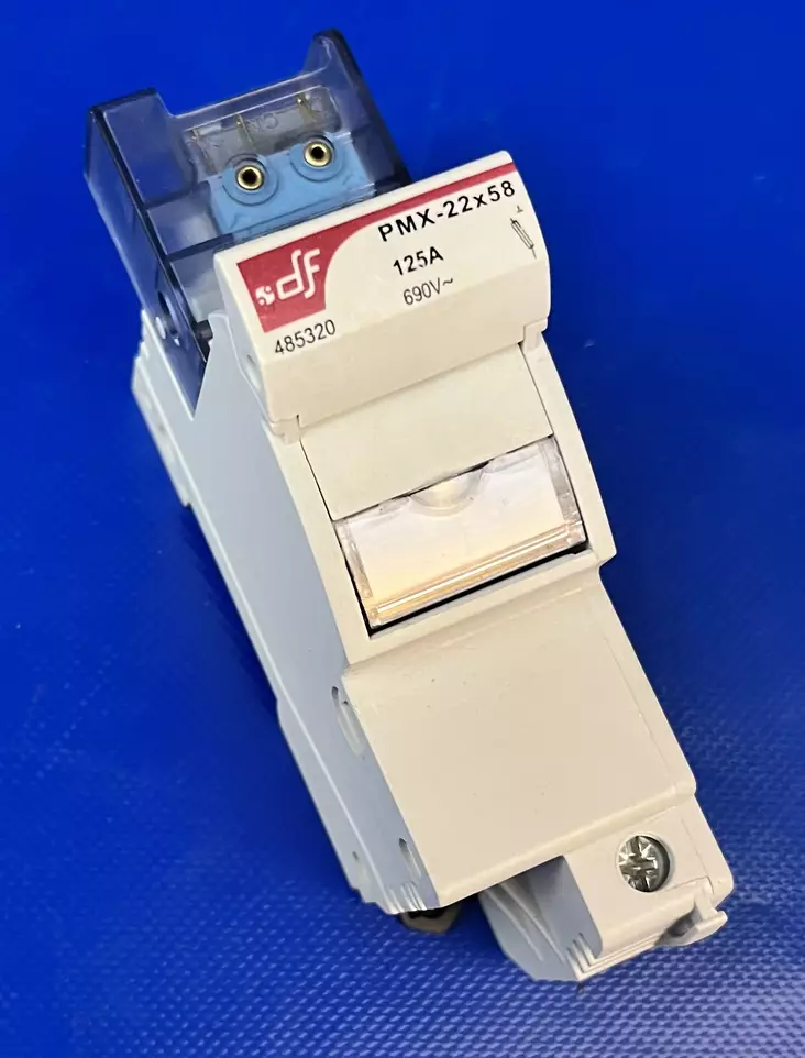 PMX-22 125A/690V 1-nap. Putkisulakepesä +MIKRO - Sulakepitimet 22x58mm sulakkeille - 485320 - 1