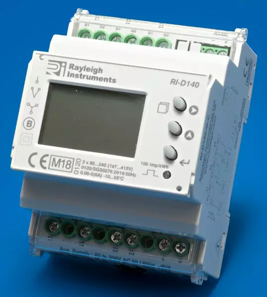 Verkkoanalysaat. RI-D140-G-C 500Vac../5A 4-DIN-Mod - Verkkoanalysaattorit - RID140GC-30011400 - 1