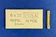 6,3*32 mm 0,125A 250V F Lasiputkisulake - Lasiputkisulakkeet 6,3x32mm nopeat (F) j - 504011 - 1