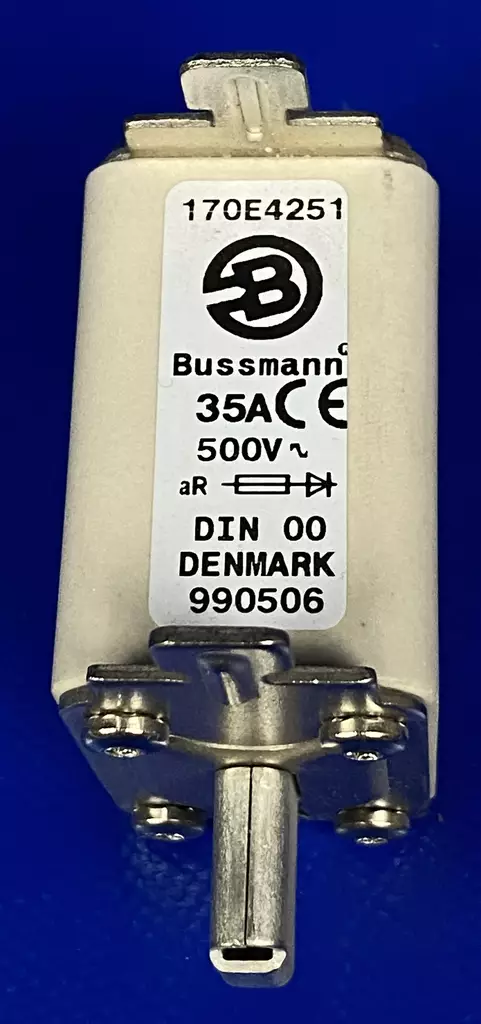 00 / 35A 500V HS Erik.nop.kahvavaroke - Erikoisnopeat NH kahvasulakkeet veitsiki - 170E4251 - 1