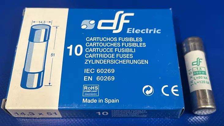 14*51 mm 1A 690V aM Putkivaroke - Keraamiset putkisulakkeet aM - 3121436-441001 - 1