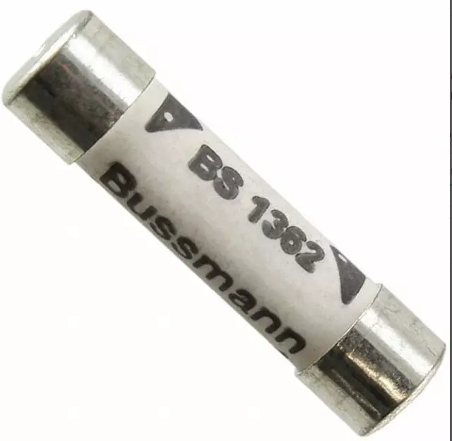 BSKeraaminen putkisulake BS1362, 1A 250Vac 6,4x25,4mm - British Standard sulakkeet (BS) - TDC-180-1 - 1