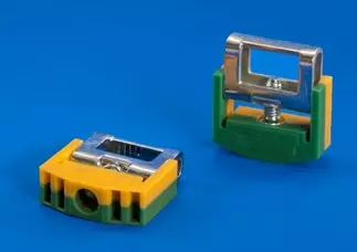 IBK4 PE-liitin Ke/Vi 4mm² DY-merkintä palat - ECS-MK-Basic tuppiloliitinkiskot BK ja I - 1901558-525381 - 1