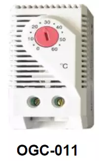 Kaappitermostaatti 0-60°C lämmityksen ohjaukseen - Kaappitermostaatit ja kaappihygrostaatit - OGC011 - 1