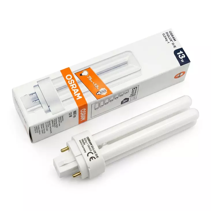Pienoisloisteputki 11W Osram Dulux 900 lm - Pienoisloisteputket - PLC13WG24q-1 - 2