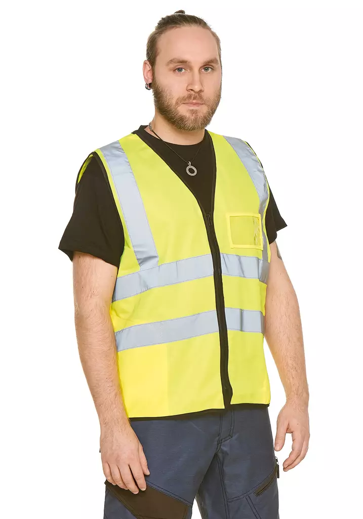 Vetoketjullinen Dayton Huomioliivi - Miesten huomioväriset turvaliivit - C131 - 1