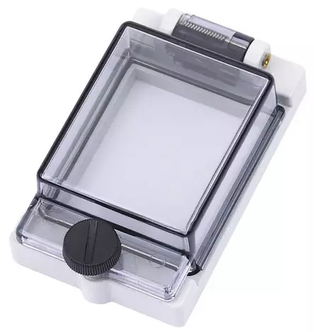 DIN-aukon läppäkansi 2-Mod. pieni ruuvi IP67 - DIN-Aukkoläppäkannet kotelon pinnasta up - NP42 - 1