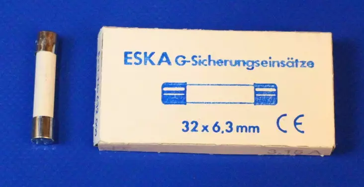 6,3*32mm 3,15A 500V (FF) keraaminen putkisulake - Erikoisnopeat lasiputkisulakkeet (FF) ja - 632022 - 1