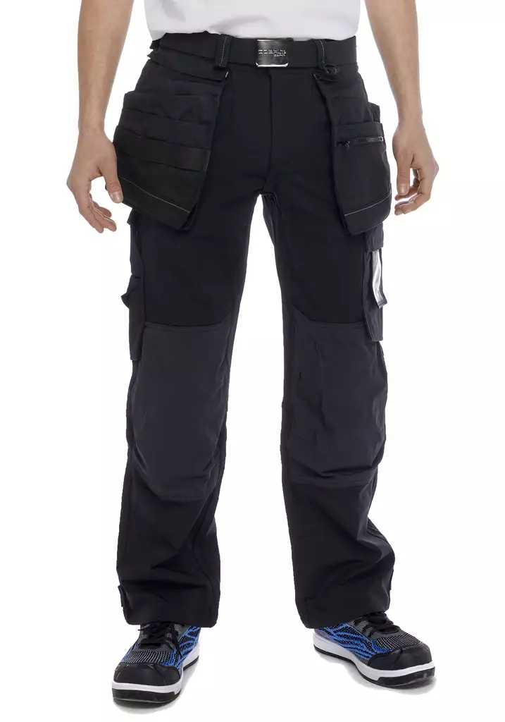 Morris Hi-Vis Stretch riipputaskuhousut - Miesten huomiotyöhousut - C102 - 2