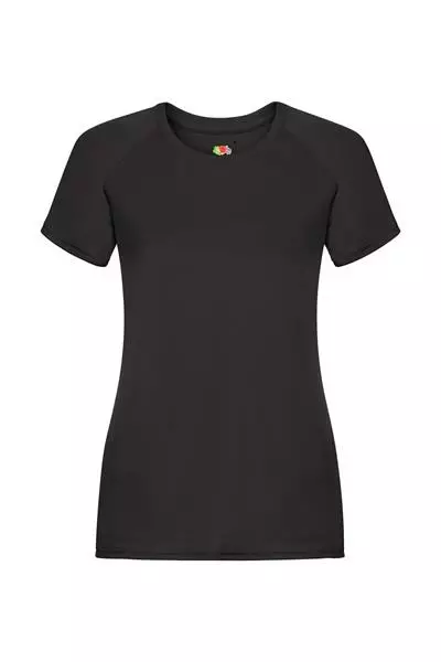 Naisten Tekninen T-paita Fruit of The Loom Performance-T Maahantuojan loppuunmyynti-erä Valikoimassa 8 eri väriä Koot: XS-S-M-L-XL-XXL - Naisten tekniset T-paidat - 1392 - 1