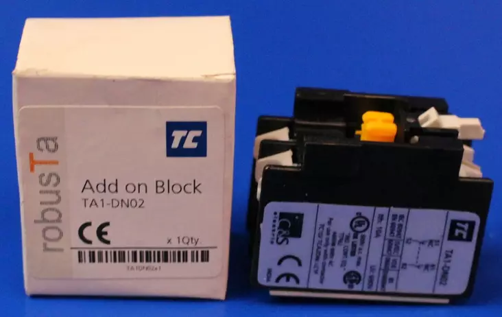 Päälle asennettava apukosketin 2 NC - Kontaktorien apukoskettimet ja pneum.aja - TA1DN02 - 1