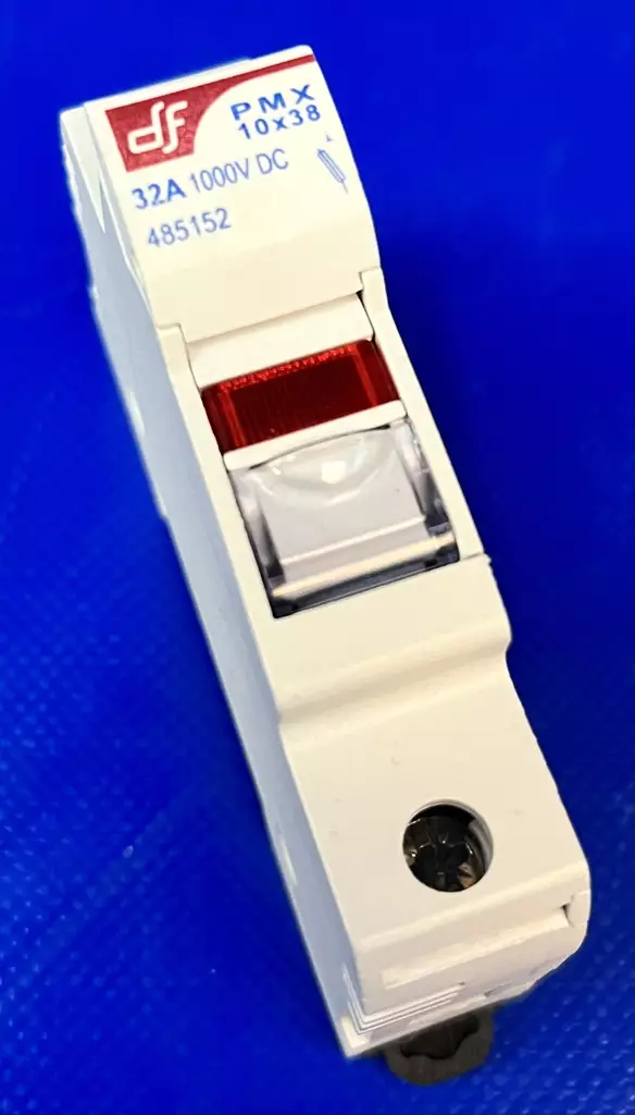 PMX-10 1-nap + ind Photovoltaic Putkivar-alust - Sulakepitimet 10x38mm sulakkeille - 485152 - 1