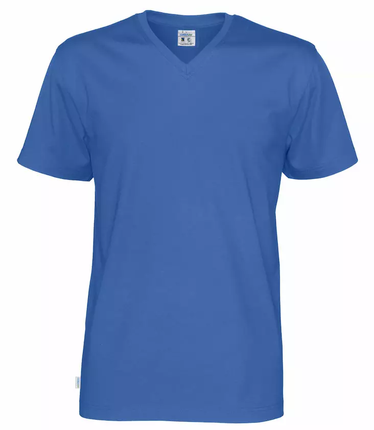 T-Shirt V-Neck Man (GOTS) Royal - V-aukolliset T-paidat - 141022 - 1