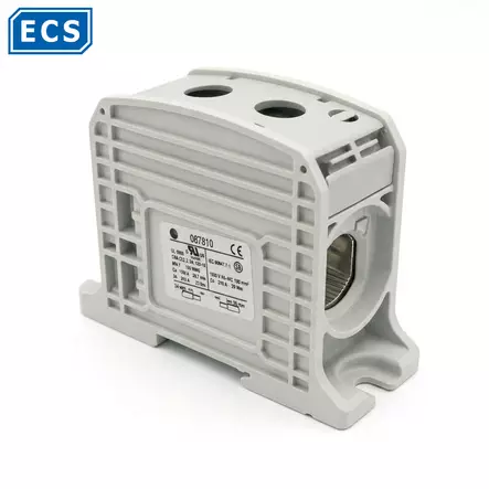 RKA-185 1-nap.harmaa Al/Cu-lliitin L~ Max. 365A - Al-/Cu-yleisliittimet - 1901641-08781003 - 1