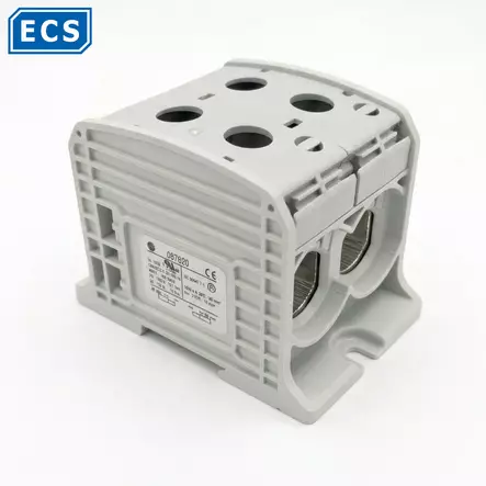 RKA-185 2-nap.harmaa Al/Cu-lliitin L~ Max. 365A - Al-/Cu-yleisliittimet - 1901647-08782003 - 1