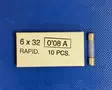 6,3*32 mm 0,08A 250V F Lasiputkisulake - Lasiputkisulakkeet 6,3x32mm nopeat (F) j - 504003 - 1