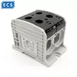 RKA-185 2-nap.musta Al/Cu-lliitin L~ Max. 365A - Al-/Cu-yleisliittimet - 1901651-08782043 - 1