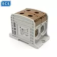 RKA-300 2-nap.ruskea Al/Cu-lliitin L~ Max. 520A - Al-/Cu-yleisliittimet - 1901662-08792033 - 1