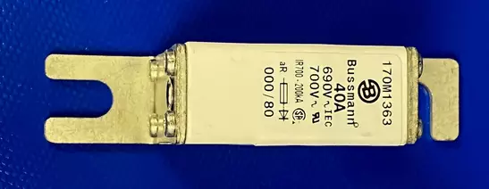 000 / 80 40A 690V gR Erik.nop.kahvavaroke - Erikoisnopeat NH kahvasulakkeet pulttiki - 170M1363 - 1