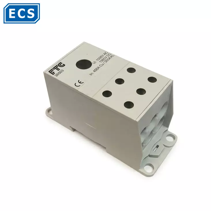 Al/Cu-haar.liit Cu400A/Al350A 1*50-240->6*10-50mm² - Al-/Cu-yleisliittimet - 38503 - 1