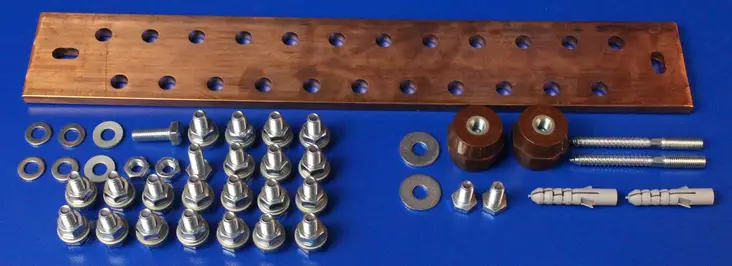 Maadoituskisko ECS-MKP-1080500 - ECS-MKP Pulttiliitäntäiset päämaadoitusk - ECSMKP1080500M1023 - 1