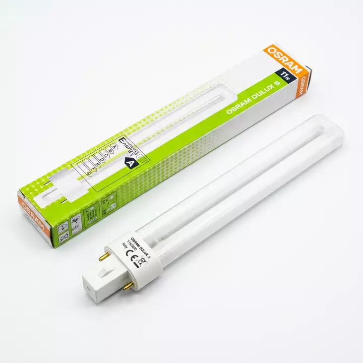 Pienoisloisteputki 9W Osram Dulux 600 lm Kylmä Valkoinen 2-nastaa - Pienoisloisteputket - PLC9WG23 - 2