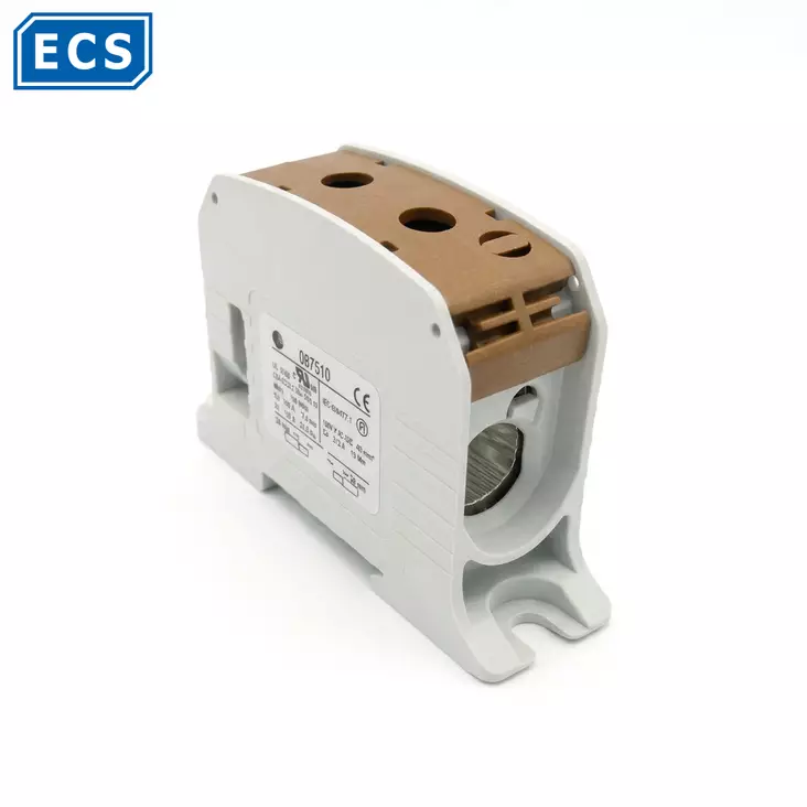 RKA-95 1-nap.Ruskea Al/Cu-lliitin L~ Max. 245A - Al-/Cu-yleisliittimet - 1901632-08751033 - 1