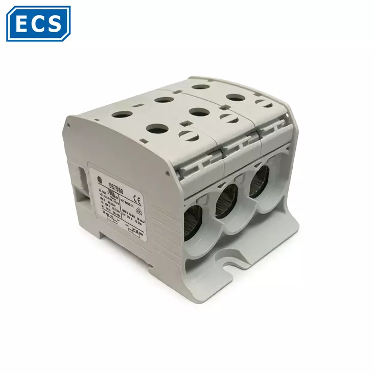 RKA-95 6-nap.harmaa Al/Cu-lliitin L~ Max. 245A - Al-/Cu-yleisliittimet - 8756003 - 1