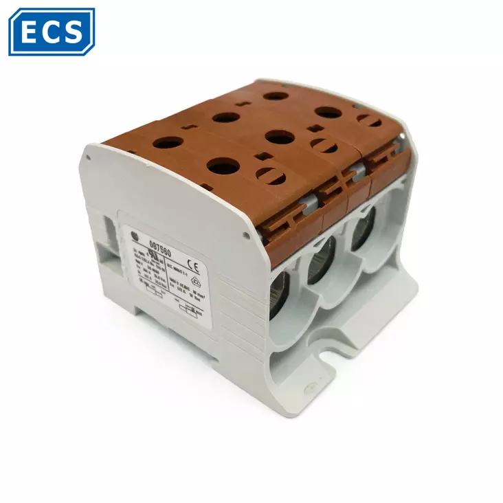 RKA-95 6-nap. ruskea Al/Cu-lliitin L~ Max. 245A - Al-/Cu-yleisliittimet - 8756033 - 1