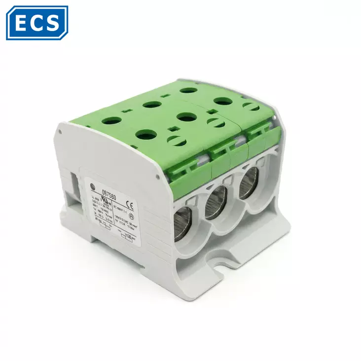 RKA-95 6-nap. vihreä Al/Cu-lliitin L~ Max. 245A - Al-/Cu-yleisliittimet - 8756023 - 1