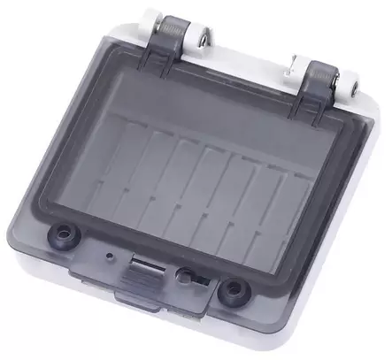 DIN-aukon läppäkansi 4-Mod. Syvä ruuvi IP67 - DIN-Aukkoläppäkannet kotelon pinnasta up - NP44 - 1