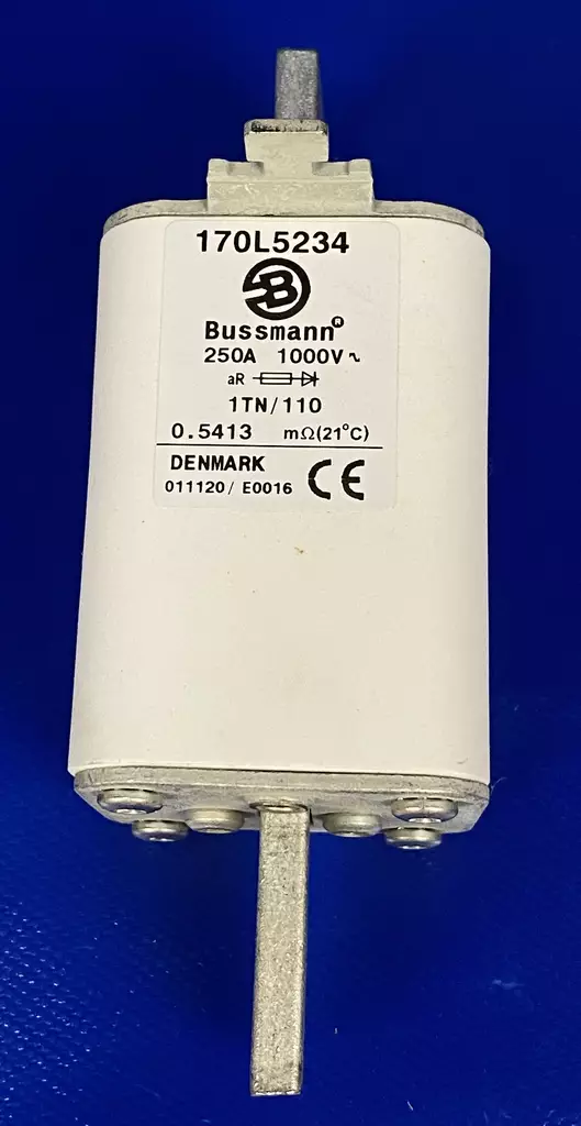 1TN / 110 250A 1000V HS Erik.nop.kahvavaroke - Erikoisnopeat NH kahvasulakkeet pulttiki - 170L5234 - 1