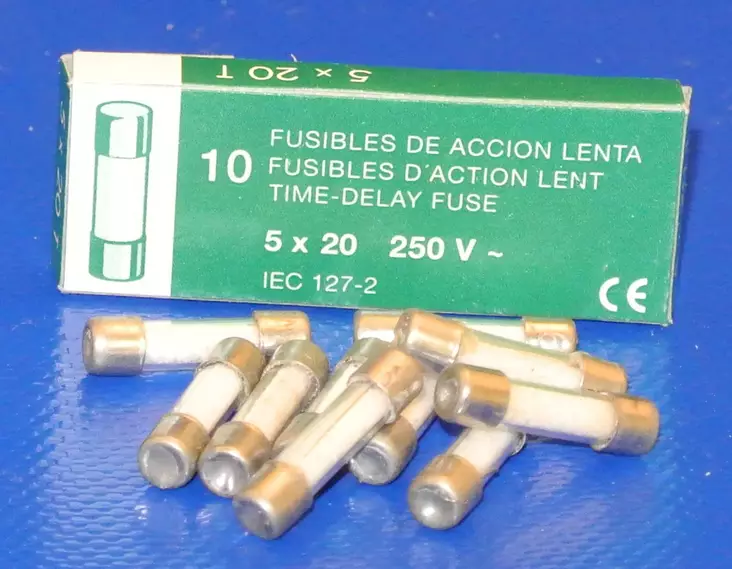 5*20 mm 315mA 250V T Lasiputkisulake - Lasiputkisulakkeet 5x20mm nopeat (F) ja - 520014 - 1