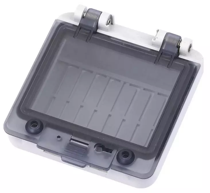 DIN-aukon läppäkansi 4-Mod. Syvä ruuvi IP67 - DIN-Aukkoläppäkannet kotelon pinnasta up - NP44 - 1