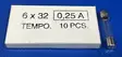 6,3*32 mm 0,25A 250V T Lasiputkisulake - Lasiputkisulakkeet 6,3x32mm nopeat (F) j - 3021379-6330025 - 2