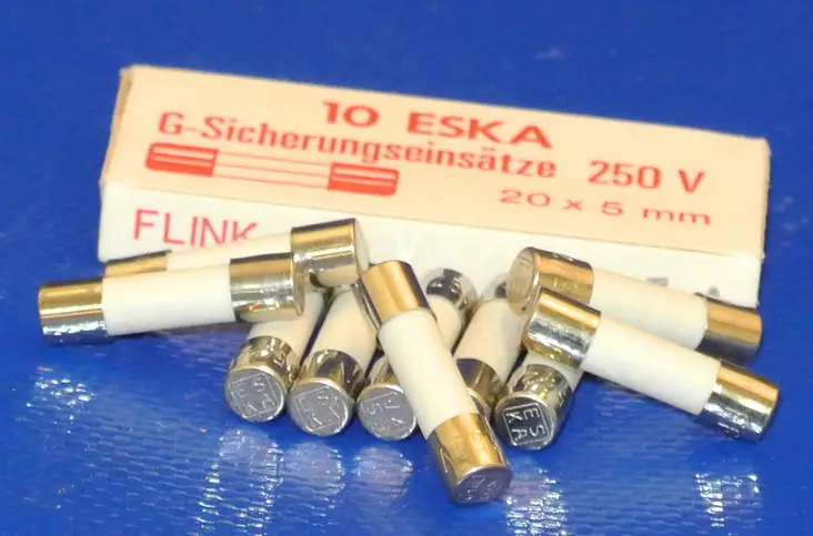 5*20 mm 6,3A 250V FF Lasiputkisulake - Erikoisnopeat lasiputkisulakkeet (FF) ja - 520125 - 1