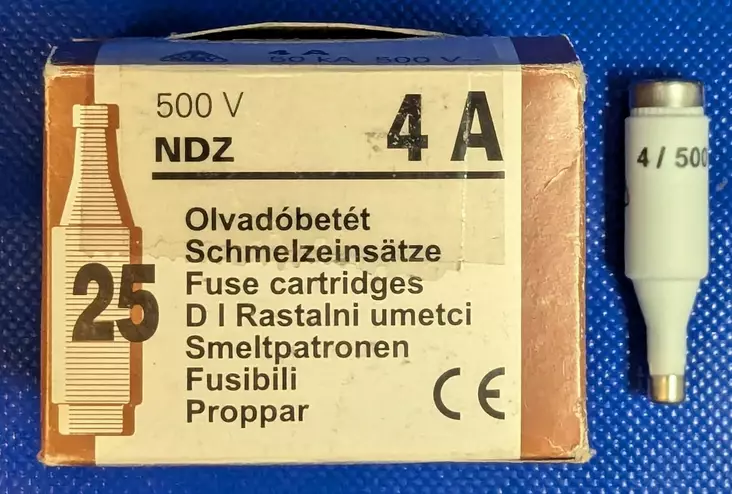DI 4A hidas 500V Tulppasulake Diazed E16 - Diazed tulppasulakkeet DI / E16 ja DIV / - 3021135 - 1