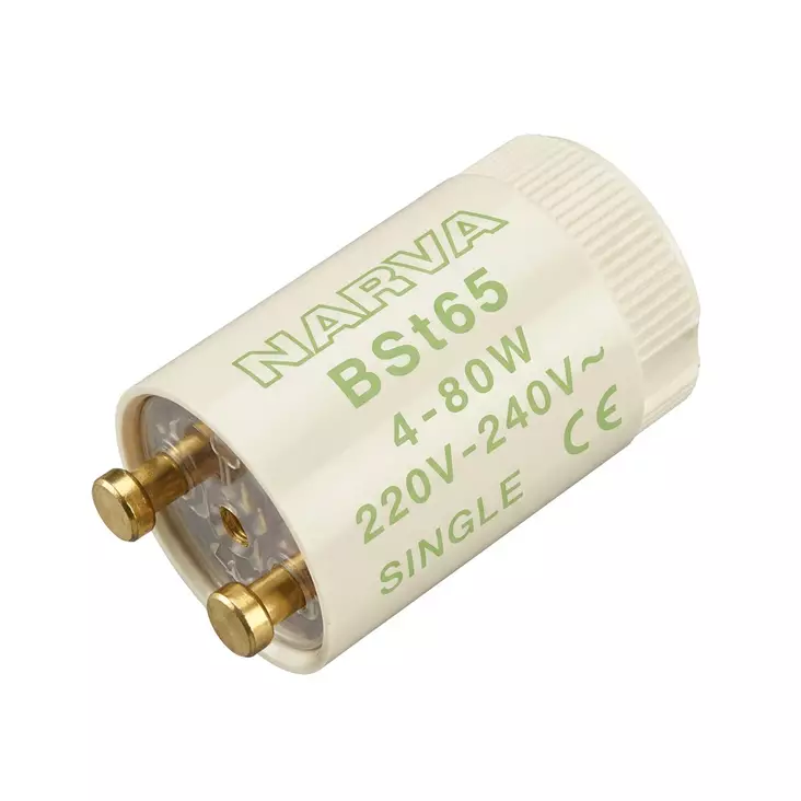 NARVA BSt65 loisteputken sytytin 4-80W 220-240Vac Single Made in Germany - Loisteputkien sytyttimet - Narva-BSt65 - 3