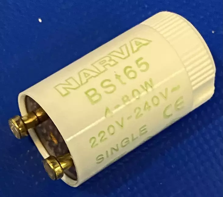 NARVA BSt65 loisteputken sytytin 4-80W 220-240Vac Single Made in Germany - Loisteputkien sytyttimet - Narva-BSt65 - 1