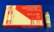 10*38 mm 0,16A 500V aM Putkivaroke - Keraamiset putkisulakkeet aM - 3121407-4400016 - 1